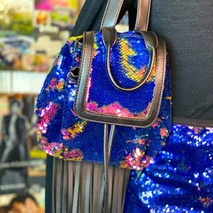 Club Exx Sequined Mini Backpack